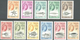 TRISTAN DA CUNHA 1960 DEFINITIVES SET TO 1sh VALUE** - Vie Marine