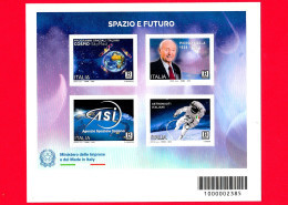 Nuovo - MNH - ITALIA - 2023 - Lo Spazio E Il Futuro - Programmi Spaziali Italiani - B Zona 3 - Barre 2385 - BF - Códigos De Barras