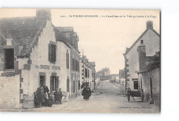 SAINT PIERRE QUIBERON - La Grand Rue De La Ville - Très Bon état - Autres & Non Classés