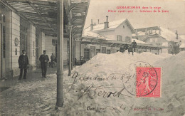 GERARDMER - Hiver 1906-1907, Intérieur De La Gare - Bahnhöfe Ohne Züge