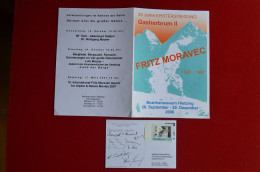 50th Anniv First Ascent Gasherbrum II By F. Moravec With Specimen Stamp Himalaya Mountaineering Himalaya Escalade - Montagne