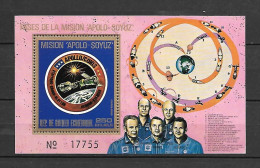 Equatorial Guinea 1975 Space - Apolo Soyuz MS MNH - Equatorial Guinea