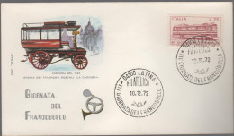 ITALIA - ITALIE - ITALY - 1972 - 14ª Giornata Del Francobollo - Corriera Del 1895 - FDC Roma - FDC