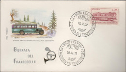 ITALIA - ITALIE - ITALY - 1972 - 14ª Giornata Del Francobollo - Corriera Del 1921 - FDC Roma - FDC