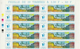 France 1997 70è Congrès De La Fédération Française Des Associations Philatéliques à Versailles N° 3073 Neuf**  X10 - Ongebruikt