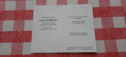 Louis Verelst Geb. Aarschot  2/06/1899- Getr. R. Hermans - Gest. Bonheiden 1985 - Devotion Images