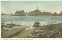 Jersey; Corbiere Lighthouse Nearly Low Tide - Not Circulated. (BM) - La Corbiere