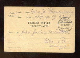 "DEUTSCHES REICH" 1915, Feldpostkarte (TABORI POSTA) Mit Stegstempel "K.D.FeldpostAmt Deutscher Suedarmee" (B2105) - Feldpost (Portofreiheit)