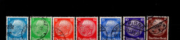 Deutsches Reich 467 - 473  Hindenburg Gestempelt Used (2) - Used Stamps