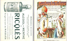 Chromos & Images - Ricqlès - Alcool De Menthe - Fanfan La Tulipe - Andere & Zonder Classificatie