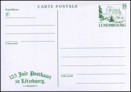 Luxemburg - Postkaart - 125 Jaar Postkaarten InLuxemburg - Stamped Stationery