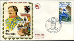 France - FDC -  1578 - Bertrand Du Guesclin - 1960-1969