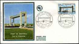 France - FDC -  1564 - Pont De Martrou Sur La Charente - 1960-1969