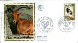 France - FDC - 1613 - Le Mouflon - 1960-1969