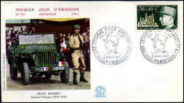 France - FDC - 1668 - Diego Brosset - 1970-1979