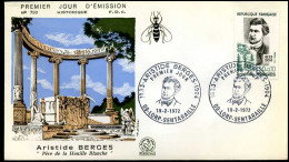 France - FDC - 1707 - Aristide Berges - 1970-1979
