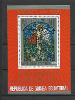 Equatorial Guinea 1975 Easter - Art - Vitro MS MNH - Guinea Ecuatorial