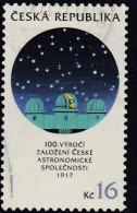 100 Years Of The Czech Astronomical Society - 2017 - Used Stamps