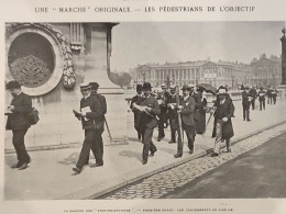 1904 PHOTOGRAPHE - UNE MARCHE ORIGINALE - LES PEDESTRIANS DE L'OBJECTIF - Revue " LA VIE ILLUSTRÉ " - 1900 - 1949