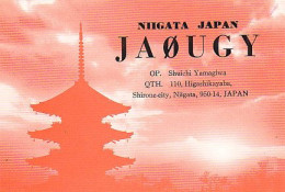 AK 213421 QSL - Japan - Niigata - Shirone-city - Radio-amateur