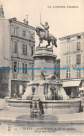 R138696 La Lorraine Illustree. Nancy. Statue De Rene II Duc De Lorraine. Place S - Wereld