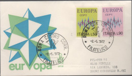 ITALIA - ITALIE - ITALY - 1972 - Europa Cept - 17ª Emissione - FDC Venetia - FDC