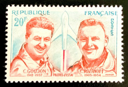 1959 FRANCE N 1213 - PILOTES D’ESSAI C. GOUJON / C. ROZANOFF - NEUF** - Ungebraucht