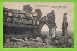 MONTFAUCON - L'OBSERVATOIRE DE L'EGLISE - Carte écrite En - Other & Unclassified