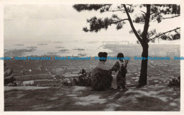 R138279 Unknown Place. Tree. Air View. Woman. Child. Old Photography. Postcard. - Wereld