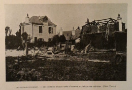 1904 LORIENT - LES TROUBLES - LES CHANTIERS MOREAU APRES L'INCENDIE ALLUMÉ PAR LES GRÉVISTE - Revue " LA VIE ILLUSTRÉ " - 1900 - 1949