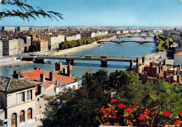 69 - Lyon - Perspective Des Ponts Sur Le Rhône - Autres & Non Classés