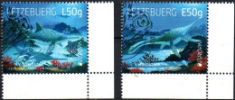 Luxembourg, Luxemburg,  2024, MAI AUSGABE, SATZ ,Europa - Underwater Flora And Fauna,  OBLITERE, GESTEMPELT - Used Stamps