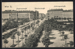 AK Wien, Strassenbahn In Der Kärtnerstrasse Ecke Friedrichstrasse, Lothringerstrasse  - Tram