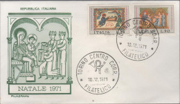 ITALIA - ITALIE - ITALY - 1971 - Natale - FDC Roma - FDC