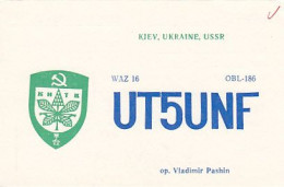 AK 213434 QSL - USSR - Ukraine - Kiev - Radio Amatoriale