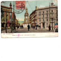 ESPAGNE BARCELONA  Rambla De Cataluna Y Monument à Guell 1906 - Barcelona