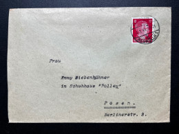 ENVELOPPE ALLEMAGNE / BERLIN POUR POSEN / 1944 - Covers & Documents