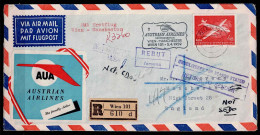 AUA  Erstflug Wien - Manchester Vom 5.4.1959 - First Flight Covers