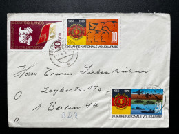 ENVELOPPE ALLEMAGNE / FREDERSDORF POUR BERLIN / 1976 - Lettres & Documents