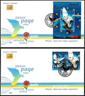 ALBANIA 2023 EUROPE - "PEACE - The Highest Value Of Humanity" FDC - Albanie