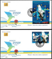 ALBANIA 2023 EUROPE - "PEACE - The Highest Value Of Humanity" FDC - Albania