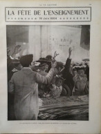 1904 LA FÊTE DE L'ENSEIGNEMENT A PARIS ET DANS LES DÉPARTEMENTS - GALERIE DES MACHINES - LA VIE ILLUSTRÉE - 1900 - 1949