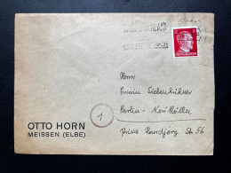 ENVELOPPE ALLEMAGNE / MEISSEN POUR BERLIN / 1945 - Cartas & Documentos