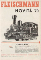 Catalogue  FLEISCHMANN 1970 Novità Treni HO 1:87 + Auto Da Corsa - En Italien - Non Classificati