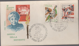 ITALIA - ITALIE - ITALY - 1971 - Giochi Della Gioventù - FDC Roma - FDC