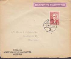 Denmark BUAAS MEJERIMASKINFABRIKER Brotype AALBORG (3.) 1948 Cover Brief Lettre SLAGELSE Brewer I.C. Jacobsen Carlsberg - Brieven En Documenten