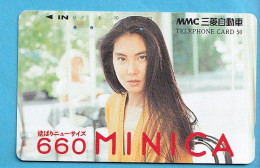 Japan Telefonkarte Japon Télécarte Phonecard -  Girl Frau Women Femme - Personen