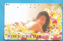 Japan Telefonkarte Japon Télécarte Phonecard -  Girl Frau Women Femme - Personajes