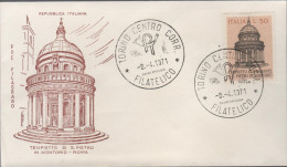 ITALIA - ITALIE - ITALY - 1971 - Tempietto Di Bramante A San Pietro In Montorio - FDC Filagrano - FDC