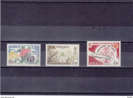 MONACO 1962 Yvert 579-580 + 598 NEUF** MNH Cote 2,45 Euros - Nuovi